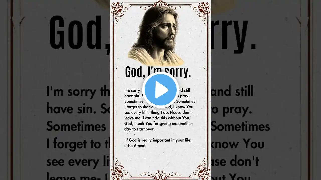 Take 10 Seconds To Read This In Silence ✝️ A Prayer for Forgiveness 🙏💟