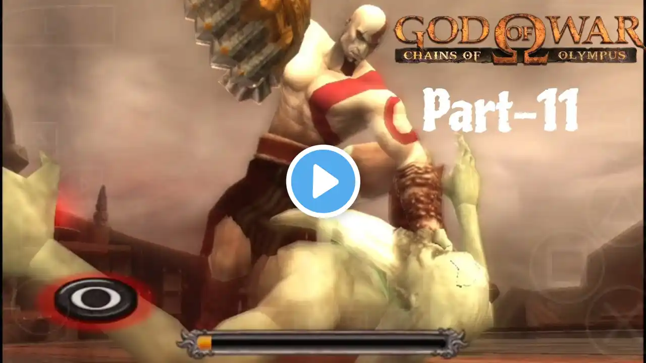 God Of War Chains Of Olympus (PSP) Walkthrough Part -11 (Charon last Boss Fight)