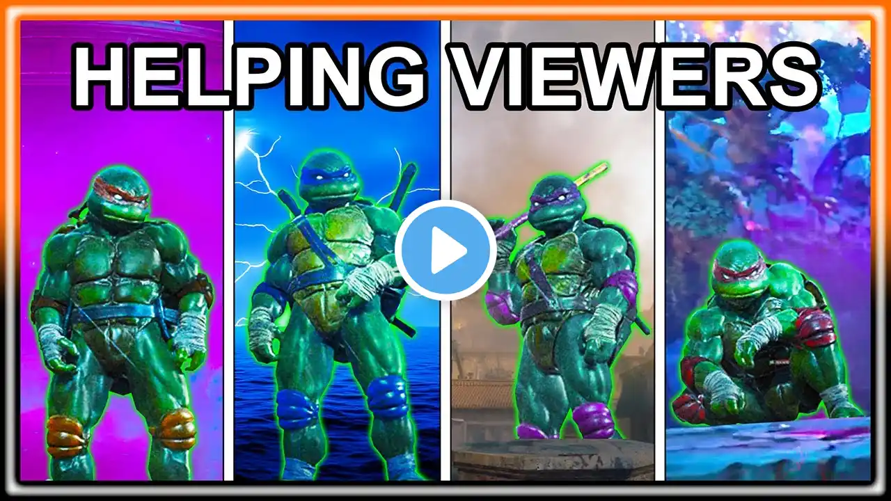 🔴 Helping Viewers Beat Cowabunga Cranked Easter Eggs