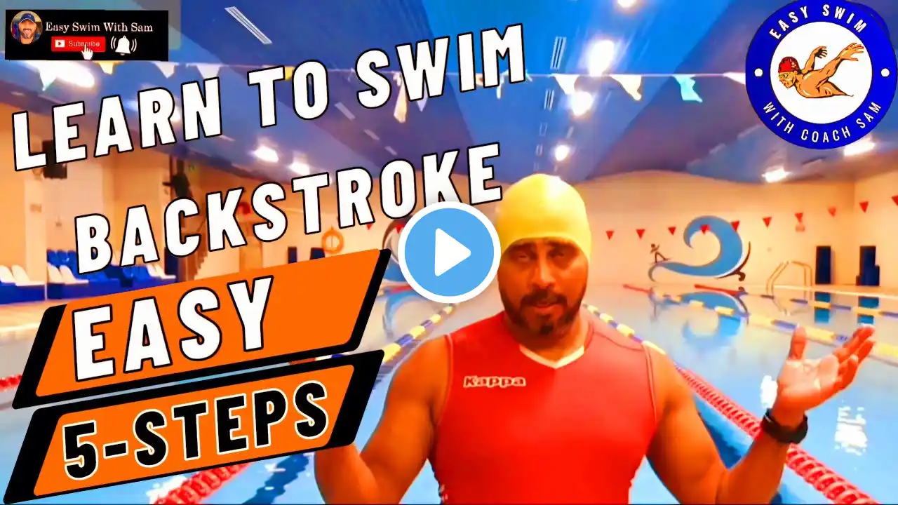 How to Swim Backstroke -Easy 5 Steps.