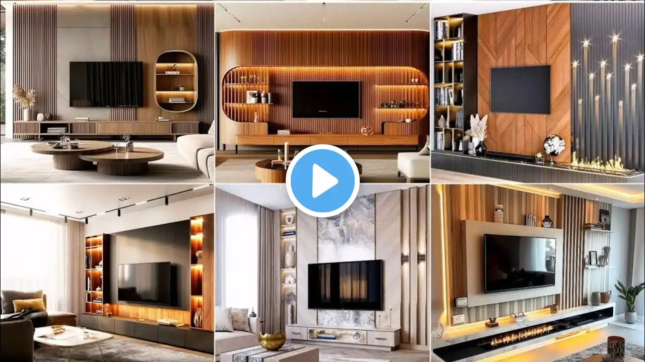 +100 Modern Living Room TV Cabinet Design 2025 | TV Wall Unit | Home Interior Wall Decorating Ideas