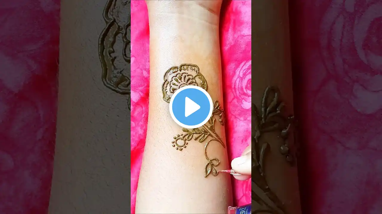 Mehndi flower 🌺#trending #mehndi #shorts #viralvideo