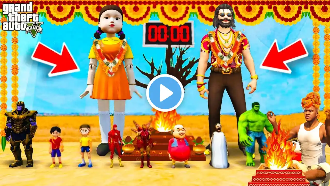 Pushpa Marriage Shinchan Doraemon Franklin Granny Serbian Dancing Lady Plan in GTA 5