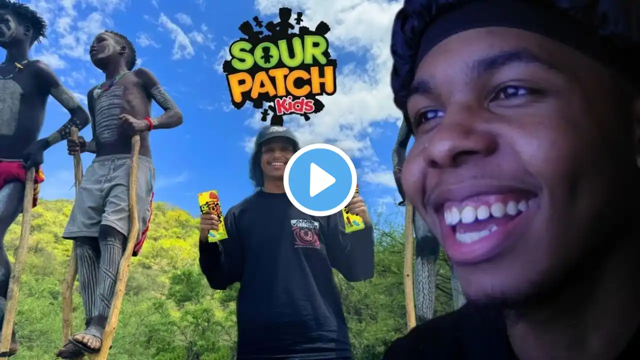 WHOISRETRO REACTS TO AGENT 00 FEEDING AFRICAN TRIBES AMERICAN SNACKS!