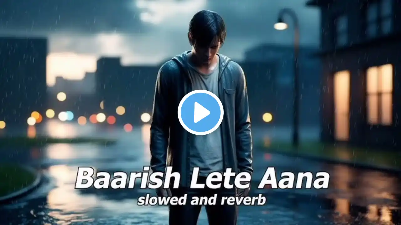 Barish Lete Aana | Sad Lofi Song | Slowed + Reverb | Feel The Rain & Pain Emotional Song Sad Song