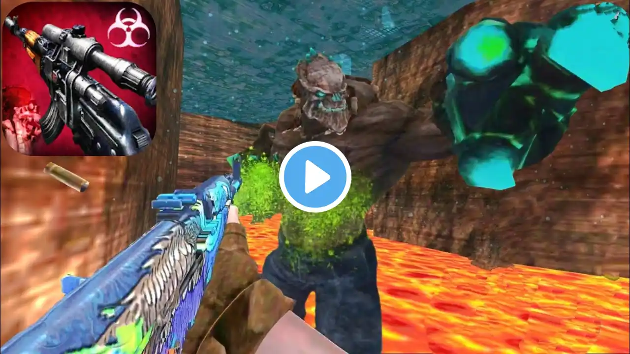 Zombie 3D Gun Shooter Real Survival Warfare Part 20 - VIRUS TOWER Stage Gameplay Walkthrough Android