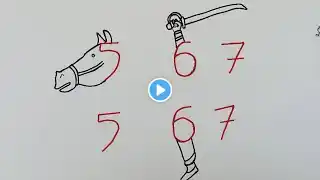 How to Draw jhansi ki rani drawing from number 567 | drawing for beginners | rani laxmi bai drawing