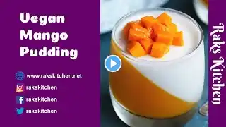 Mango pudding | Vegan Mango Panna cotta