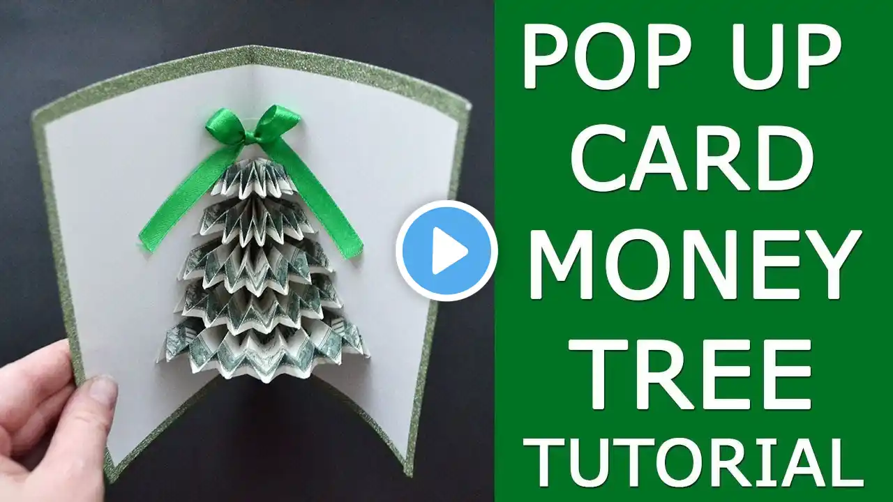 Cool POP UP CARD "Money Tree" | Surprise your family! | CHRISTMAS GIFT & CRAFT | Dollar Tutorial DIY