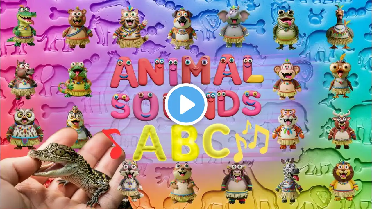 ABC Animal Sounds Song for Kidsπ» | Wild & Zoo Animals from A to Z | Safari Alphabet πΈπ¦