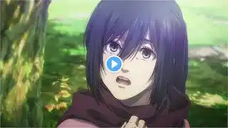 Mikasa Sits at Eren's Grave (English Dub) Final Scene | Attack on Titan Finale