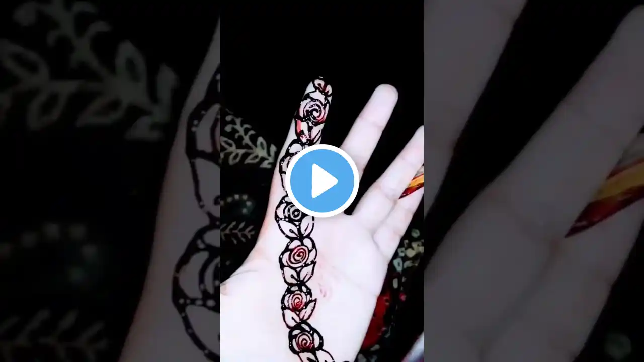 Flower bail Mehendi Design #shorts #fyp #youtubeshorts #viralvideo #minivlog #ytshorts #short #yt