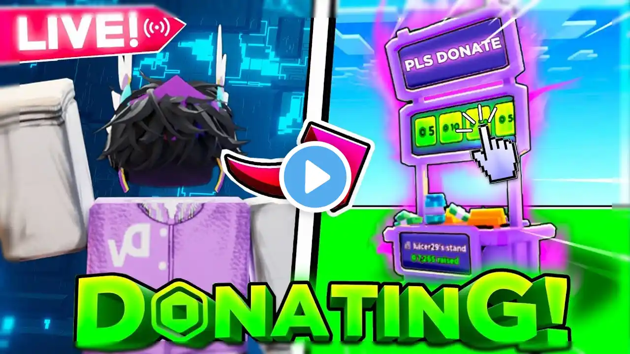 🔴 PLS DONATE LIVE | GIVING ROBUX TO VIEWERS! GOAL: 15K 🔥