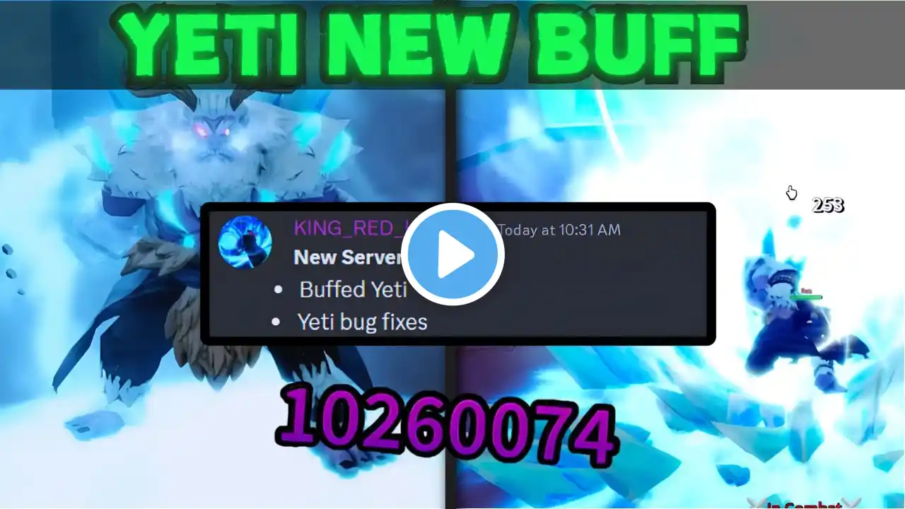 *OMG* NEW YETI BUFF (BROKEN?) | Blox Fruits Christmas Update