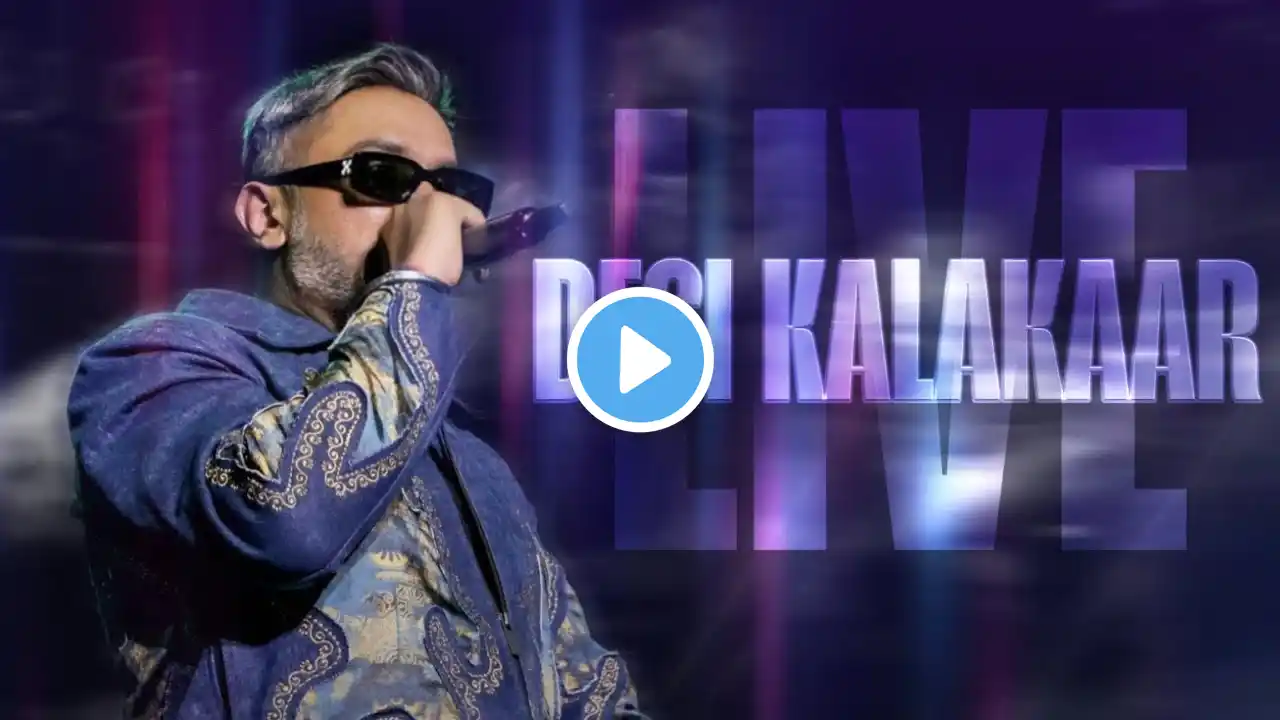 Yo Yo Honey Singh Performs Desi Kalakaar LIVE | Must-Watch Concert Moment!
