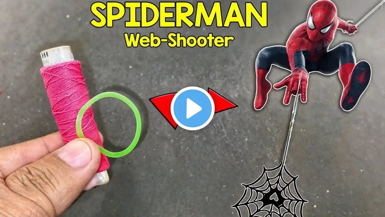 how to make a spiderman web-Shooter at home | webshooter kaise banaen | spiderman webshooter making