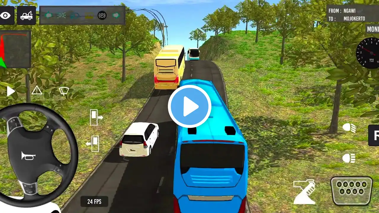 IDBS Bus driving game public transport simulator 2024 Indonesia bus simulator ANDROID GAMES #3