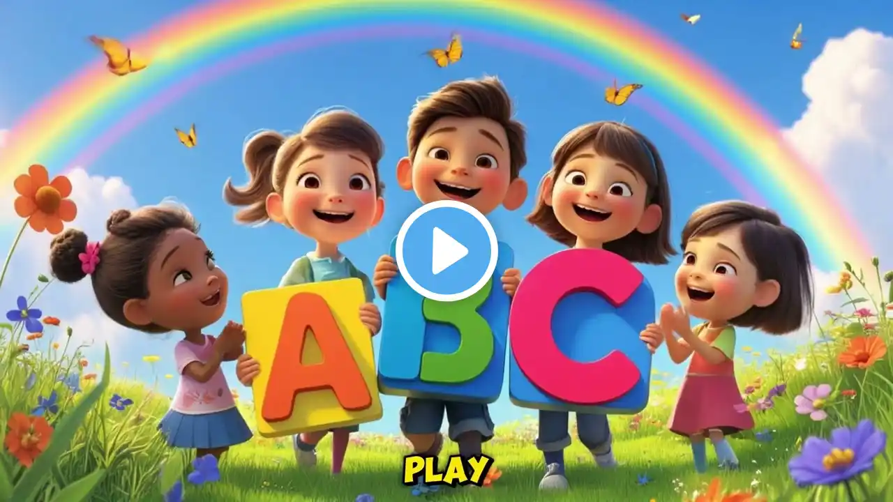 ABC Song - Letter A! 🎵 | Apple🍎, Ant🐜, Airplane✈️ & More!  | Learn with Fun! 🎵