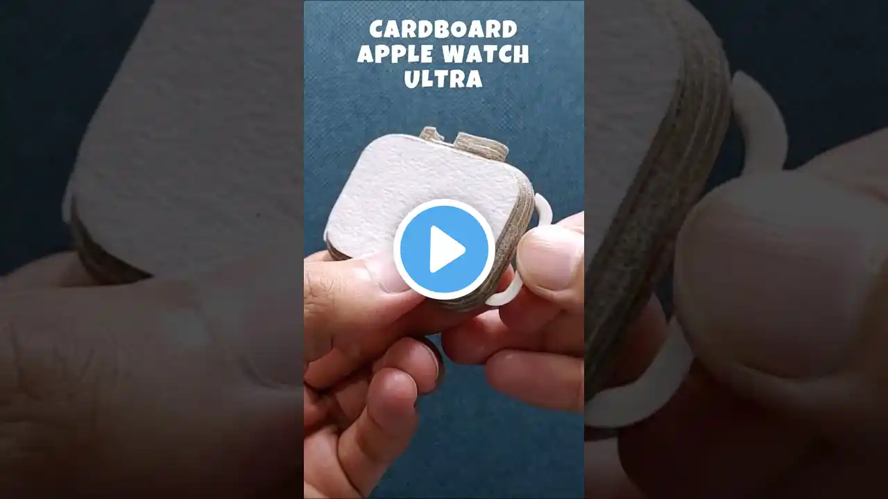 Is this cardboard Apple Watch Ultra? #shorts #diy