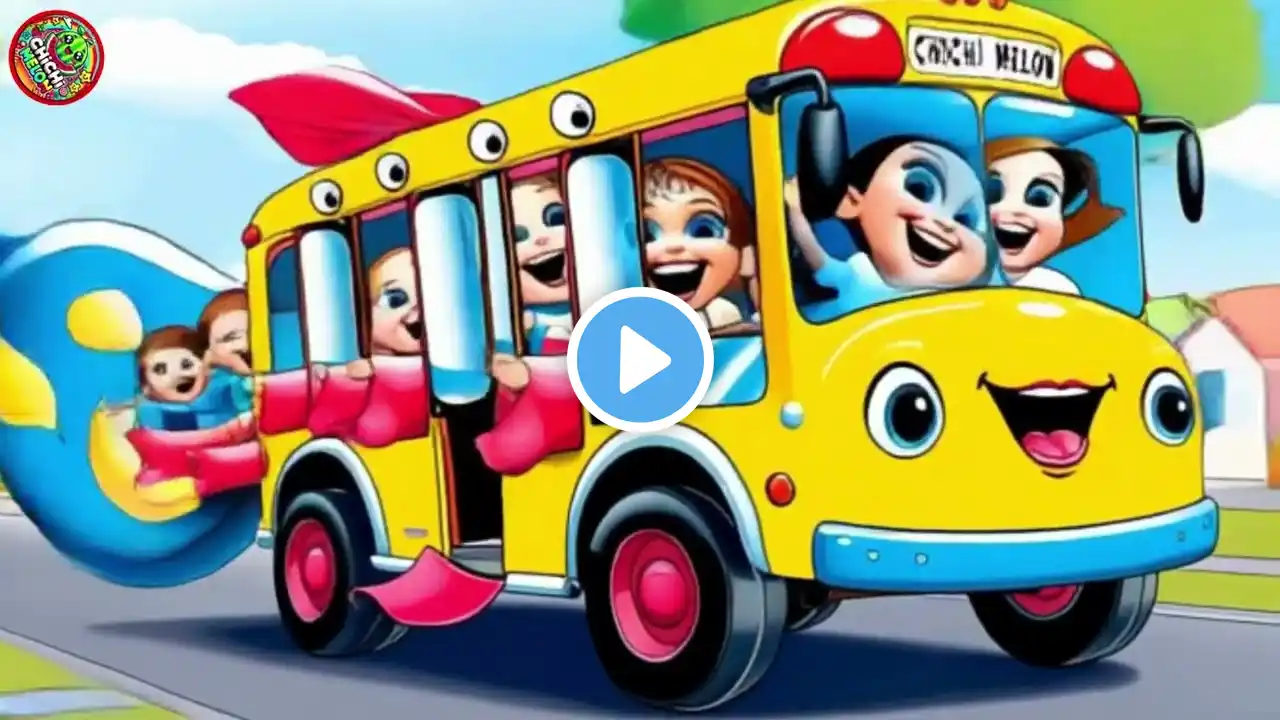 🚌 Wheels on the Bus Dance Challenge Song for Kids | #ClapYourHands #NurseryRhymes #KindergartenSongs