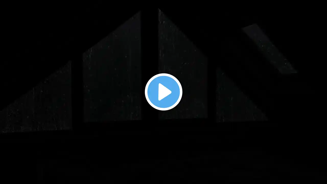 🌙 Gentle Rain & Low Thunder – Relaxing Minimalist Space for Sleep & Focus 🔥🌧️