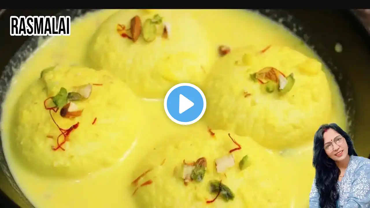 सिर्फ दूध और चीनी से बनाये बाजार जैसी सॉफ्ट रसमलाई | Rasmalai Recipe | Step by step Rasmalai recipe