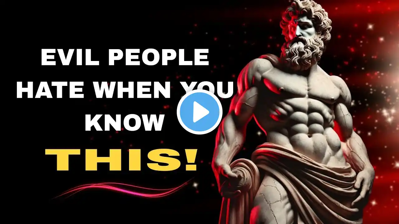 9 Things Evil People Do When They Know That You Know Stoicism | wisdom