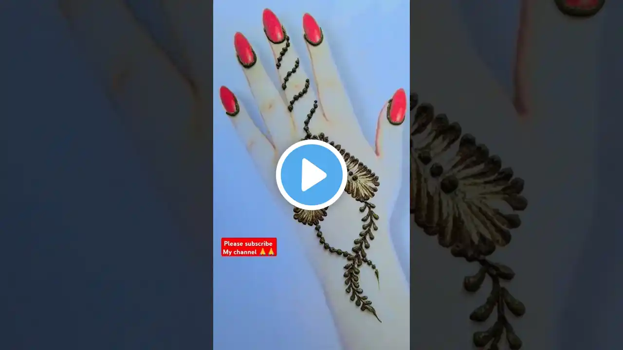 Easy Mehndi Tricks #mehnditrick #mehndidesign #mehndi #mehendi #shortvideo #ytshorts #viralvideo