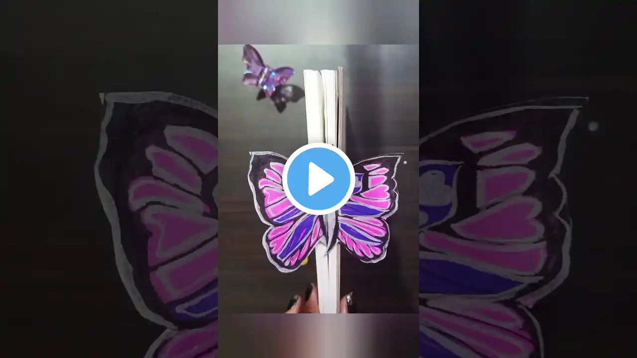 Beutiful DIY Butterfly Bookmark #trending #shorts #ytshorts