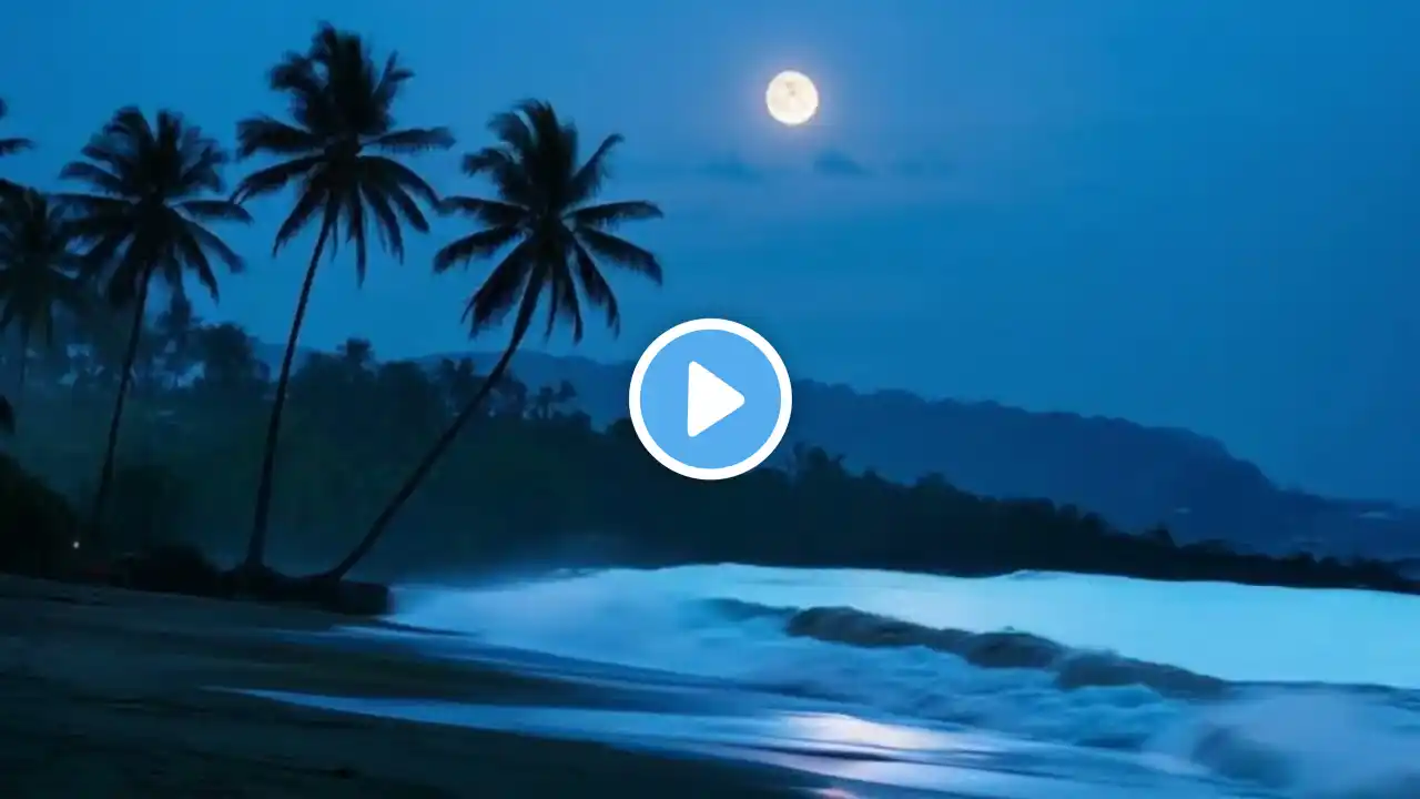 8 Hours Relax with Ocean Waves & Smooth Jazz | Stress Relief, Focus, & Sleep Aid