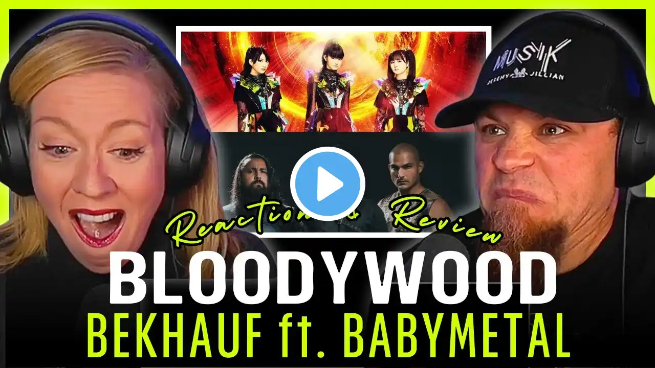 What a 🔥 Collab!! BLOODYWOOD Ft. BABYMETAL "Bekhauf" // Audio Engineer & Wifey Review