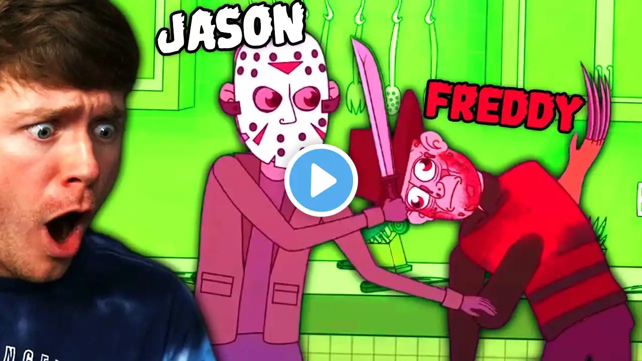 Reacting to FREDDY KRUEGER vs JASON VOORHEES