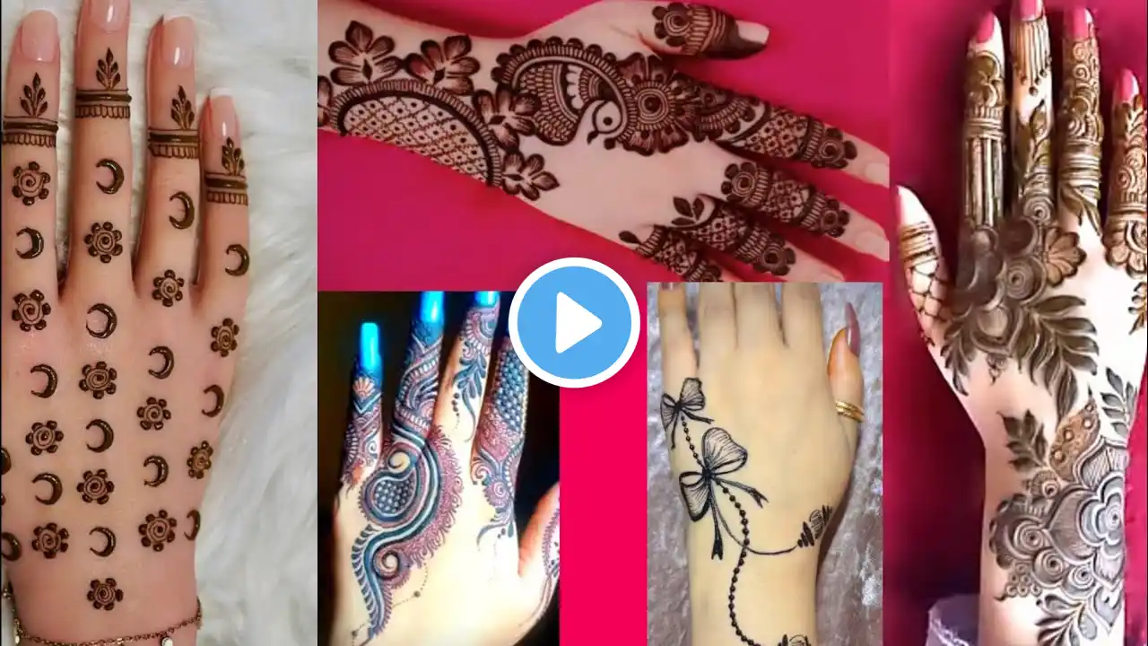 Simple mehndi design for Eid 2025 |Mehandi ka design |Simple mehndidesigns |Nawabi Designs Rock7