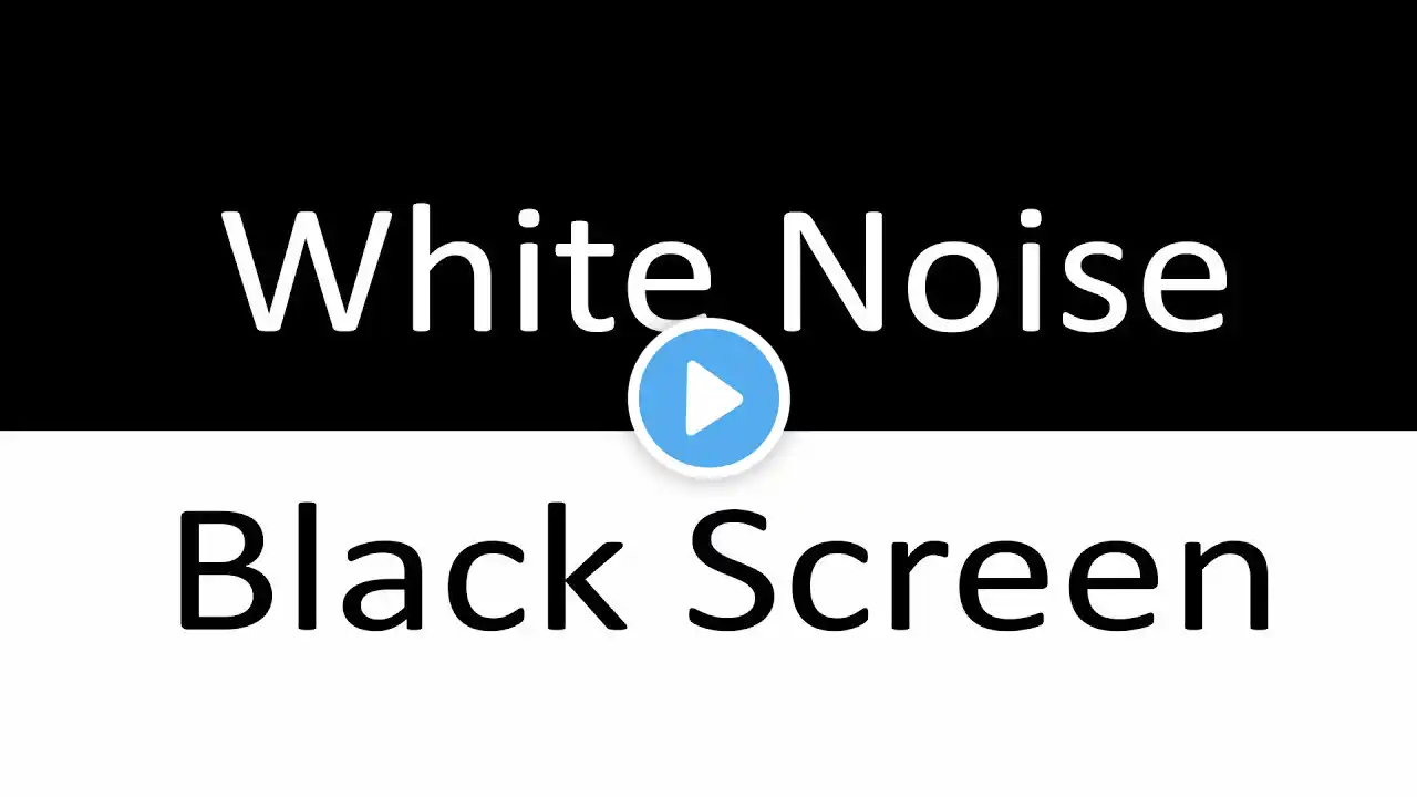 Black Screen White Noise No Ads | 10 Hours of Pure & Soothing Background Sound