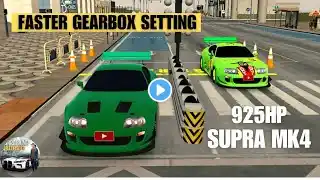 TOYOTA SUPRA MK4 925HP BEST GEARBOX SETTING CAR PARKING MULTIPLAYER NEW UPDATE