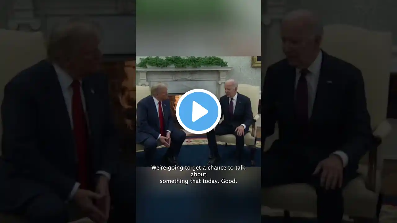 The Handshake: Trump and Biden meet at the White House