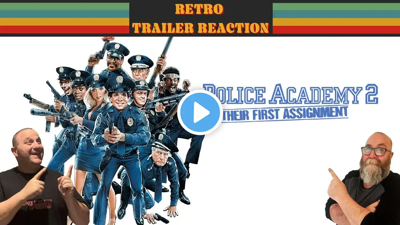 Police Academy 2 Their First Assignment Retro Trailer Reaction 1985