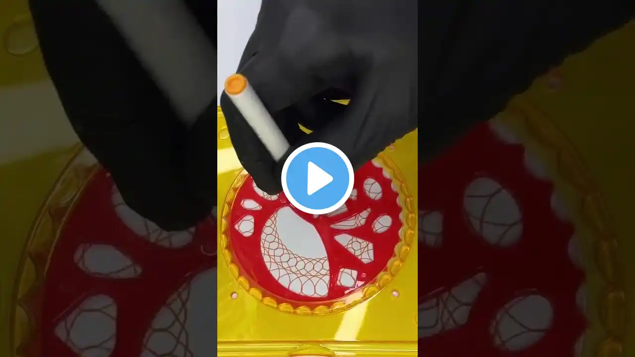 Beautiful ASMR Spirograph Art! #asmr #art #spirograph #shorts #2025 #usa