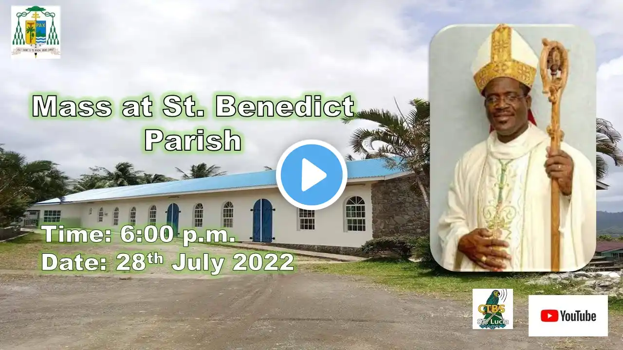 Mass with Archbishop Gabriel Malzaire at 6:00 PM