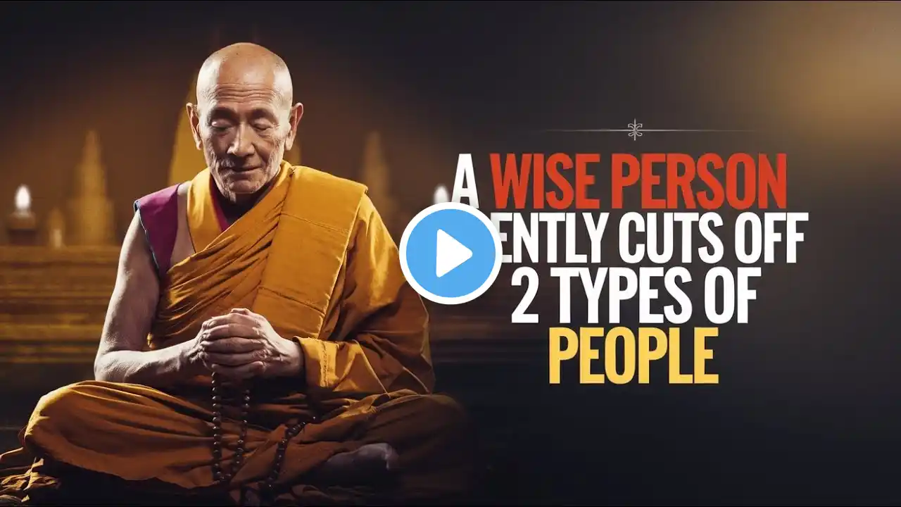 A Wise Person Silently Cuts Off 2 Types Of People #buddhism #buddhismteachings