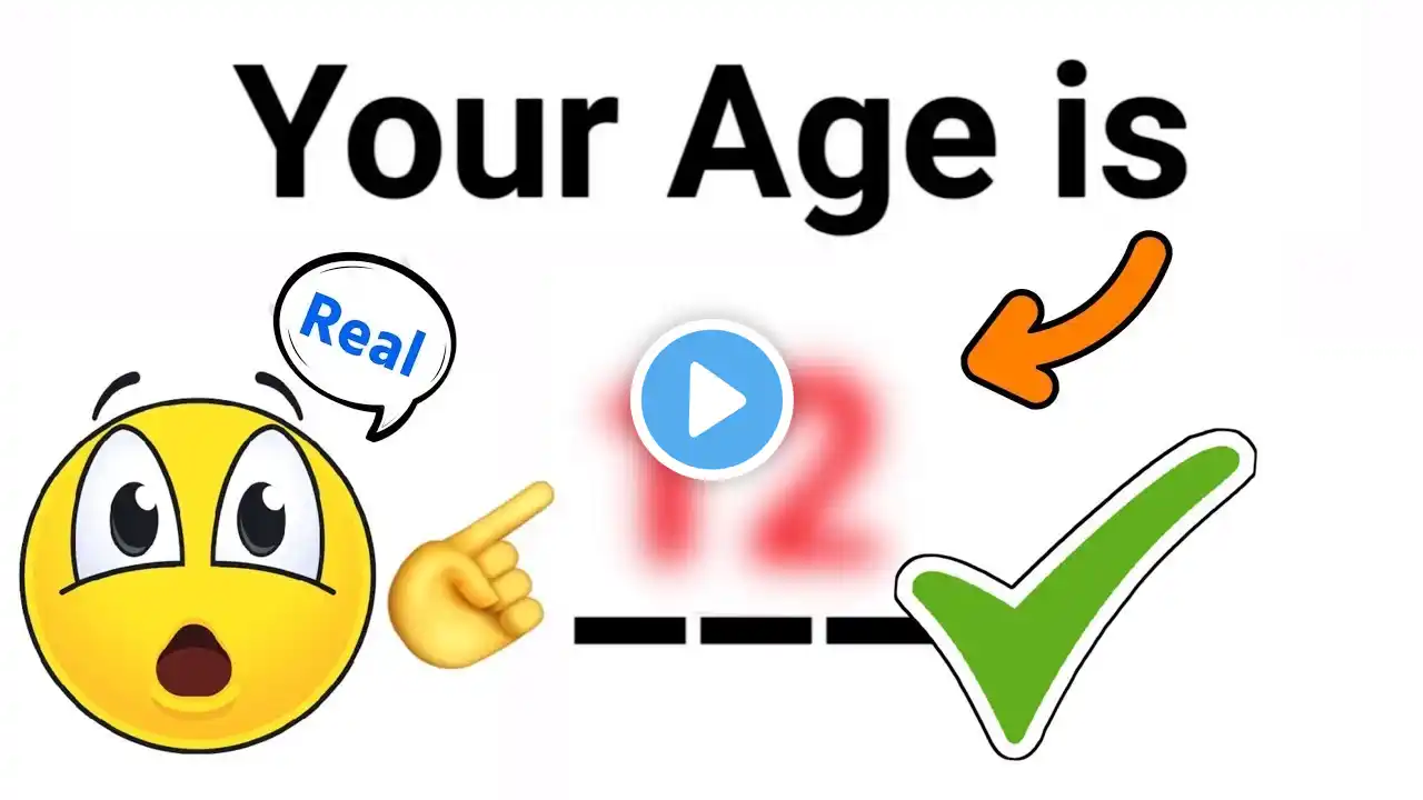 I will Show Your Age In This Video! 😳 (100% Real)