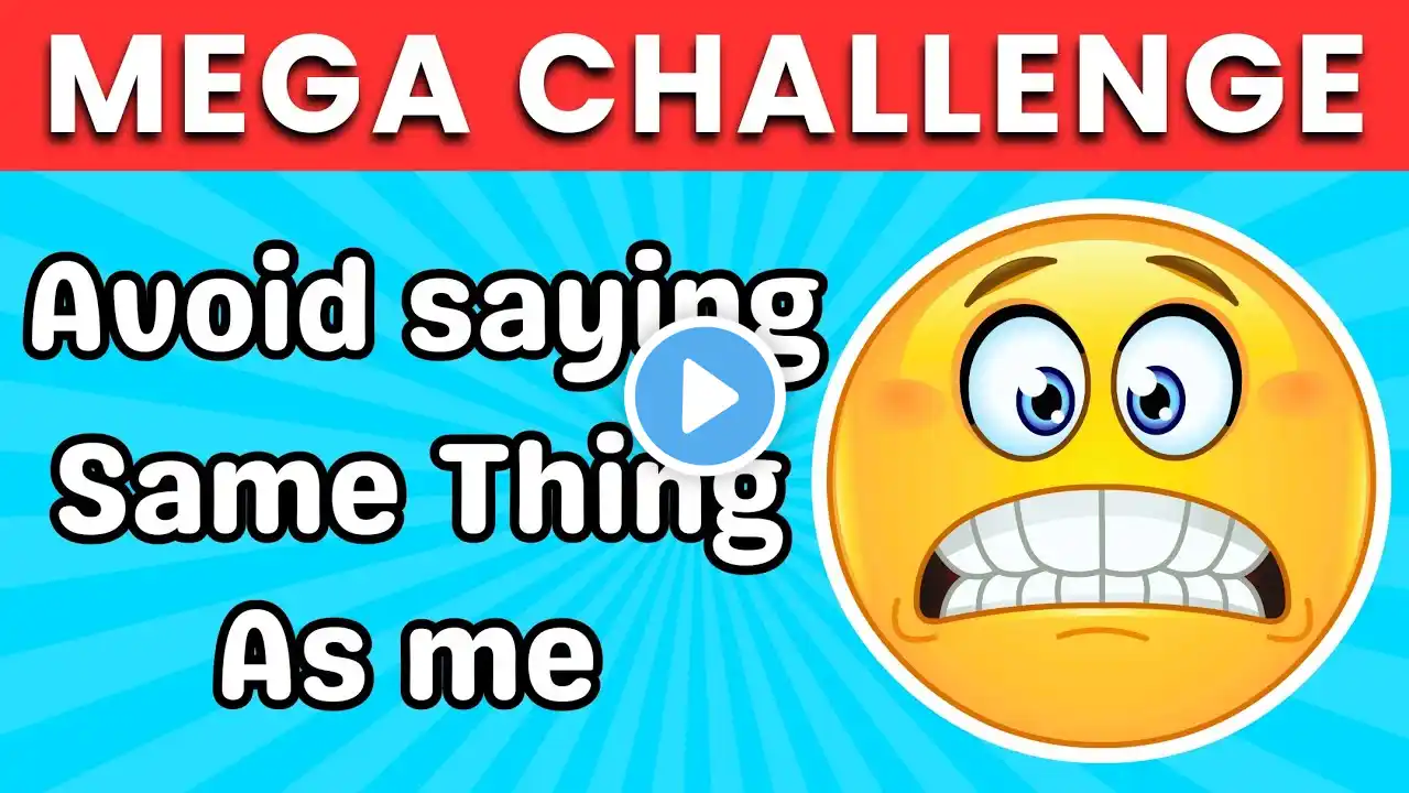 Avoid Saying The Same Answer As Me | Mega Challenge | Don't Say What I Say | Quizzer Bee