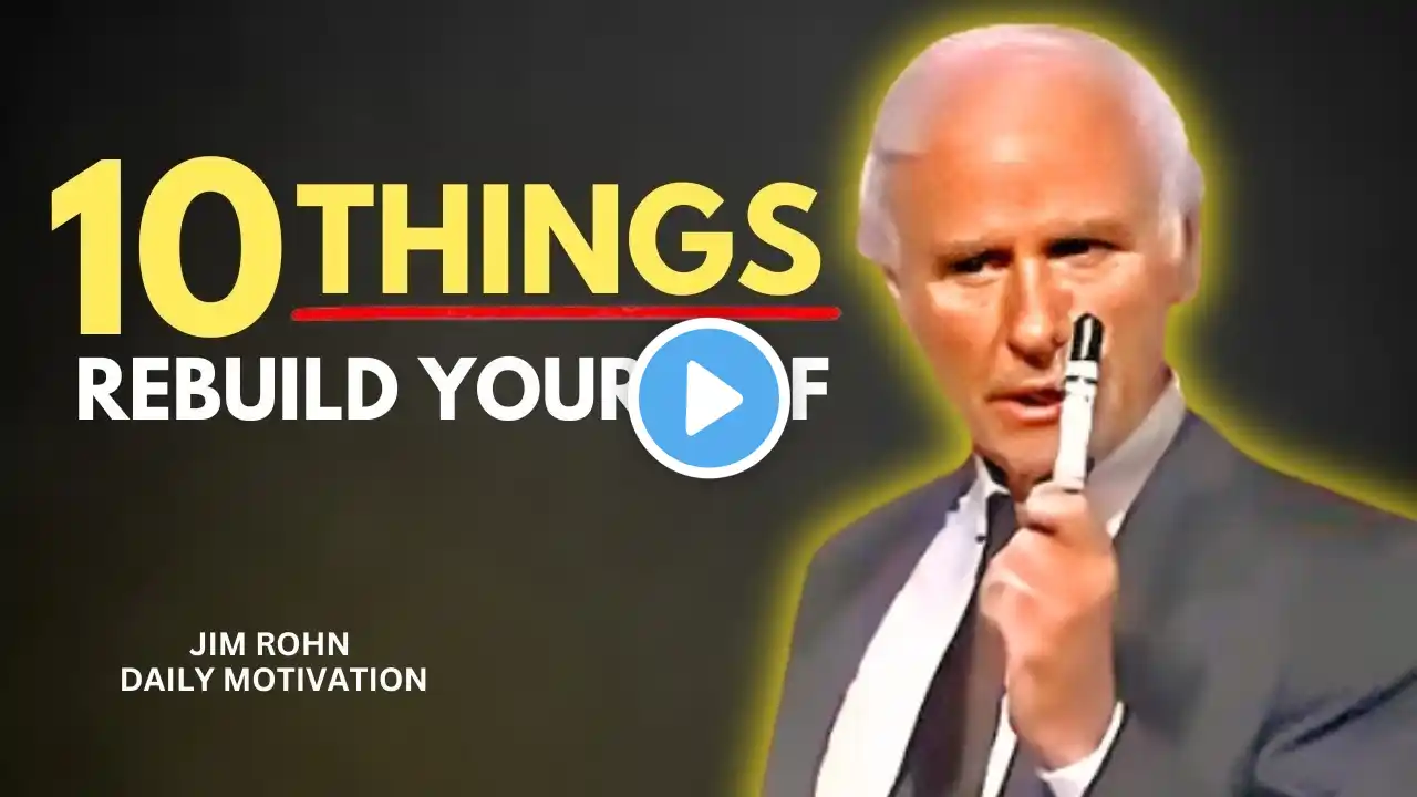10 Things Rebuild Yourself _ Jim Rohn Best Motivational Speech