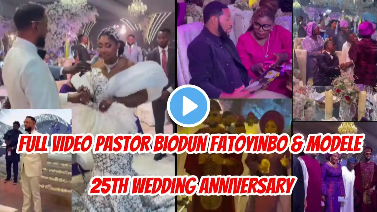 FULL VIDEO Pastor Biodun Fatoyinbo & Wife Modele 25th Wedding ANNIVERSARY/Renewal of Vows COZA