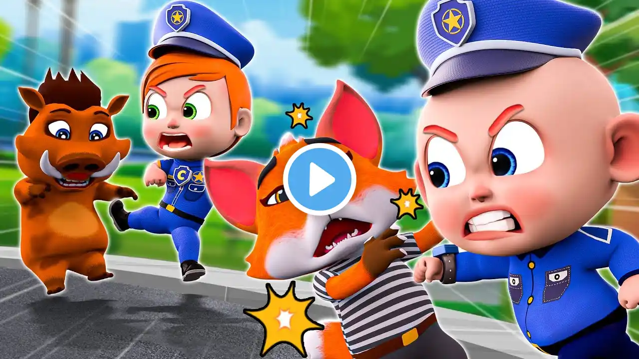 Super Police vs Bad Thief - Watch Out for Danger Song | More Funny Kids Songs & Nursery Rhymes