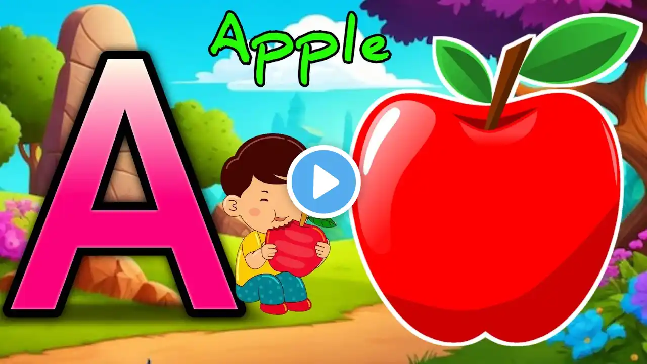 Phonics Song 2 with TWO Words in 3D - A For Airplane - ABC Alphabet Songs & Sounds 251