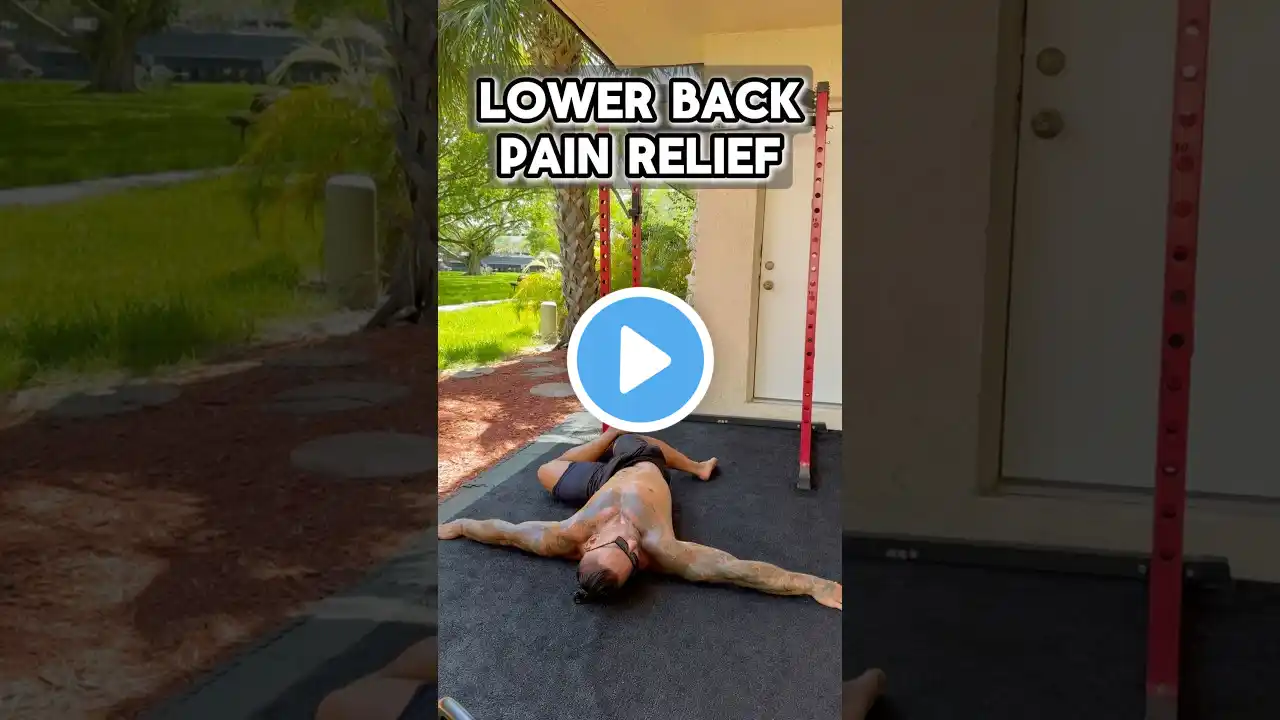 ☠️ Quick Easy Lower Back Pain Relief For Desk Workers With Hip Mobility Exercise No Equipment Needed