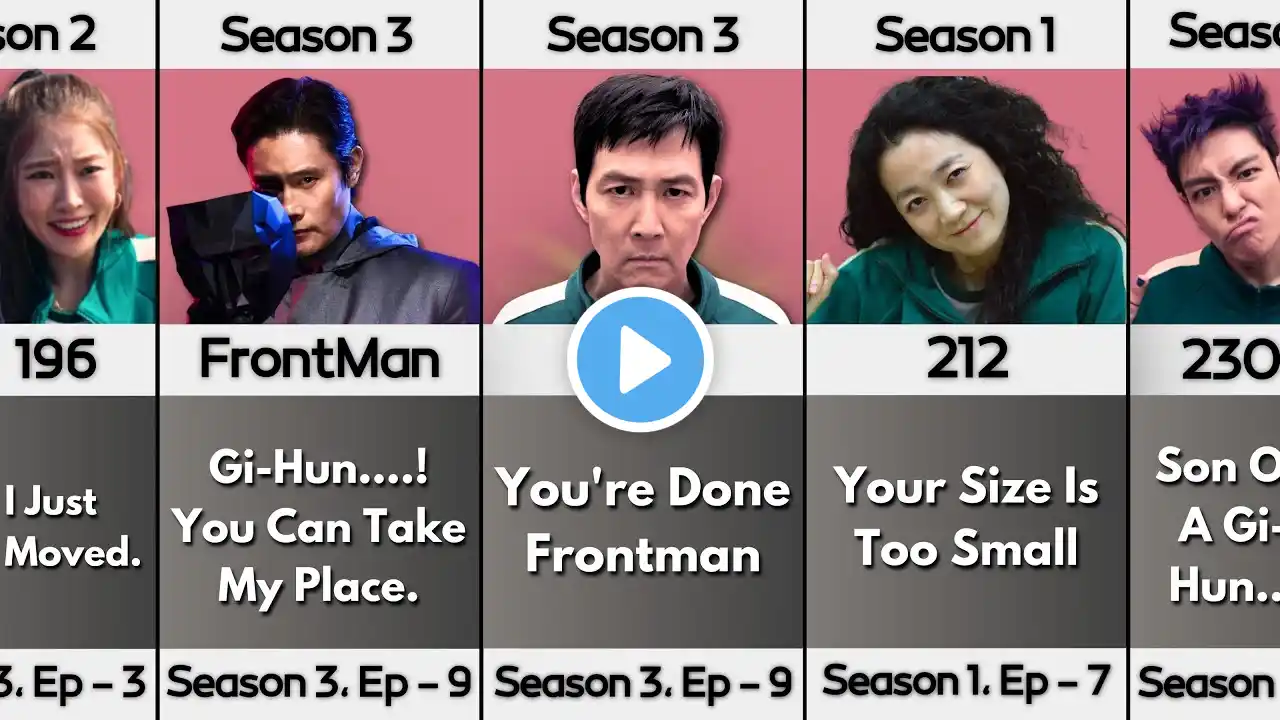 Squid Game Players’ Last Words Before Death | Season 3 Spoiler!