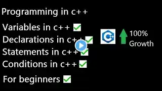 Understanding variables, declarations, statements and conditional structures in C++