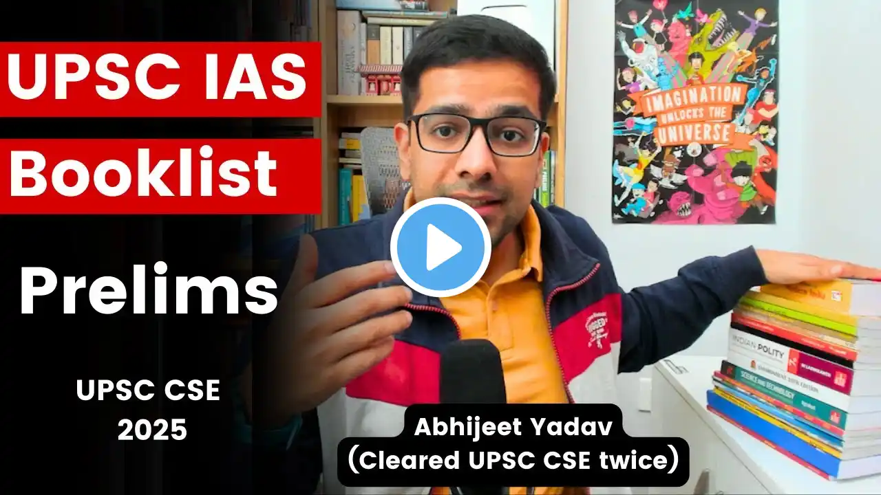 Important Books for UPSC CSE Prelims | Booklist for IAS Exam